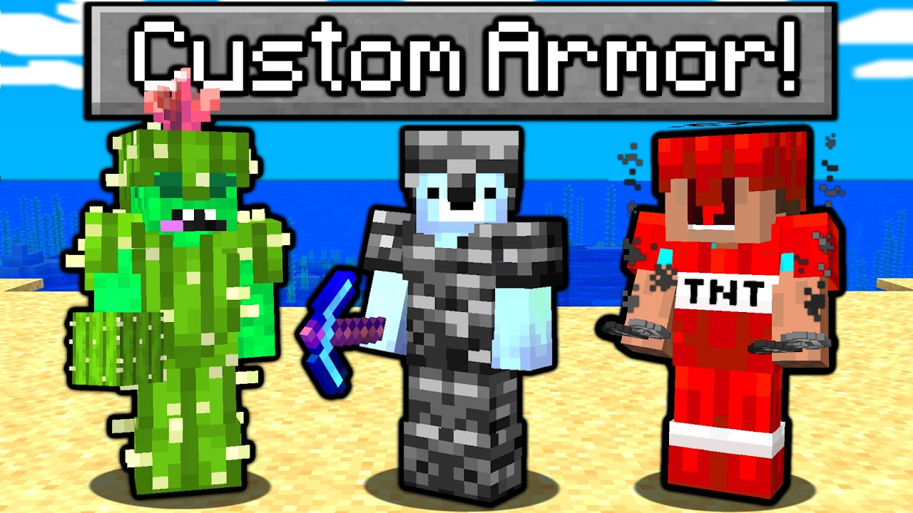 We Added More CUSTOM ARMOR To Minecraft...