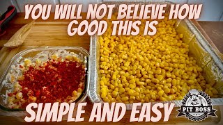 Pit boss pro series - mexican street corn on pellet grill