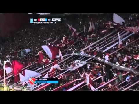 Gol de Vera, Independiente 1 - 1 Belgrano - Liguilla Pre Libertadores 2015