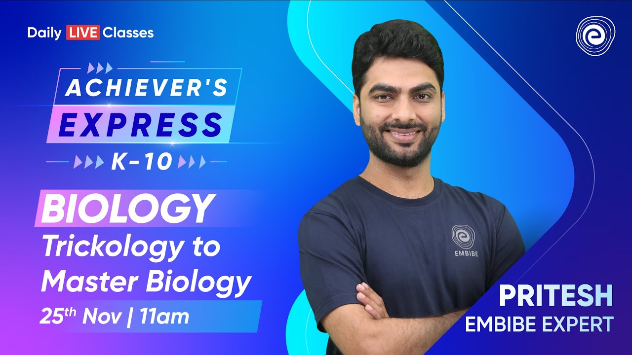 Trickology to Master Biology | Key to score more in exams | CBSE Boards 2023 | Pritesh Joshi Embibe