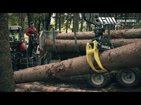 Grappin forestier usage en fixe - pelle 3 à 20 Tonnes - construction robuste en HARDOX_5