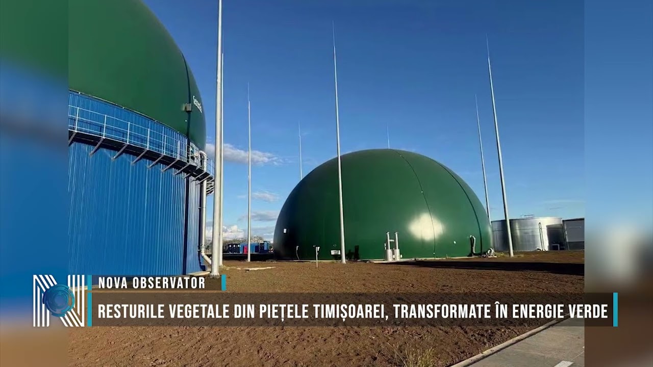 Resturile vegetale din piețele Timișoarei, transformate în energie verde
