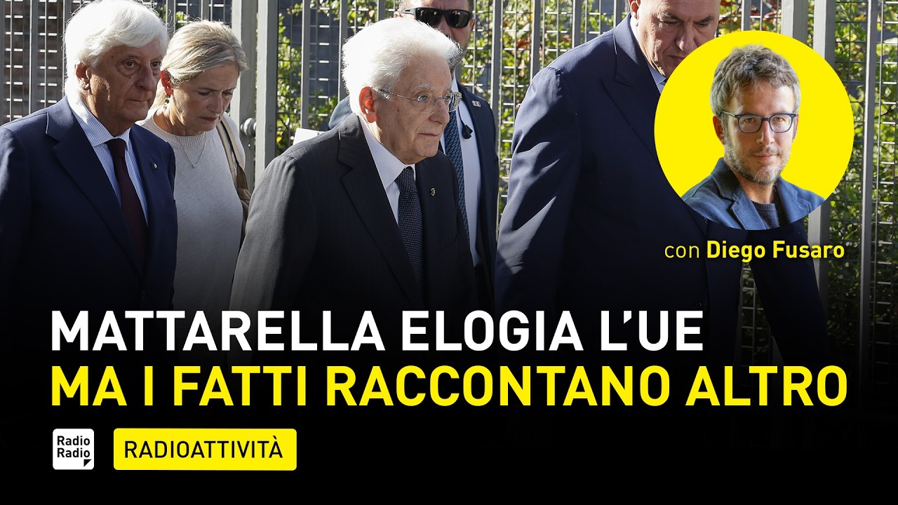 MATTARELLA E L'UNIONE EUROPEA: COSA NON TORNA NEL RACCONTO DI CERNOBBIO