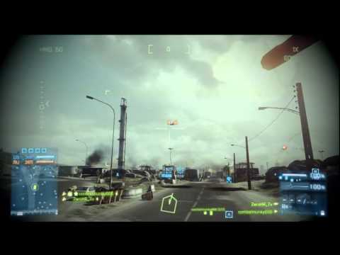 BF3 T90 takes out enemy Jet