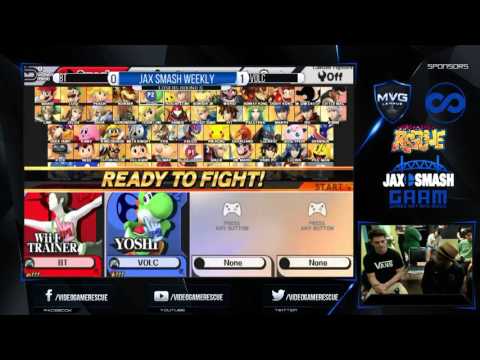 Jax Smash Weekly 3/17/16 - BT(Wii Fit) Vs. Volc(Yoshi) LQ