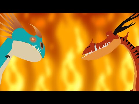 Deadly Nadder vs Monstrous Nightmare - | HTTYD | Animation