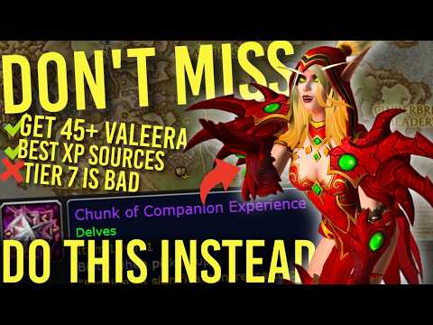 MAX VALEERA! How to get MORE XP from Delves and get Valeera to max before Season 1 WoW Midnight