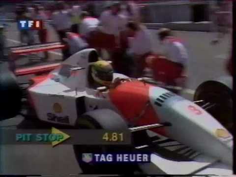 Ayrton Senna Pit Stop - F1 1993 Germany
