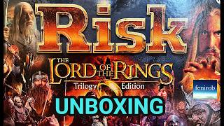 RISK: Lord Of The Rings Board Game | Unboxing (No Talking) - Trilogy Edition