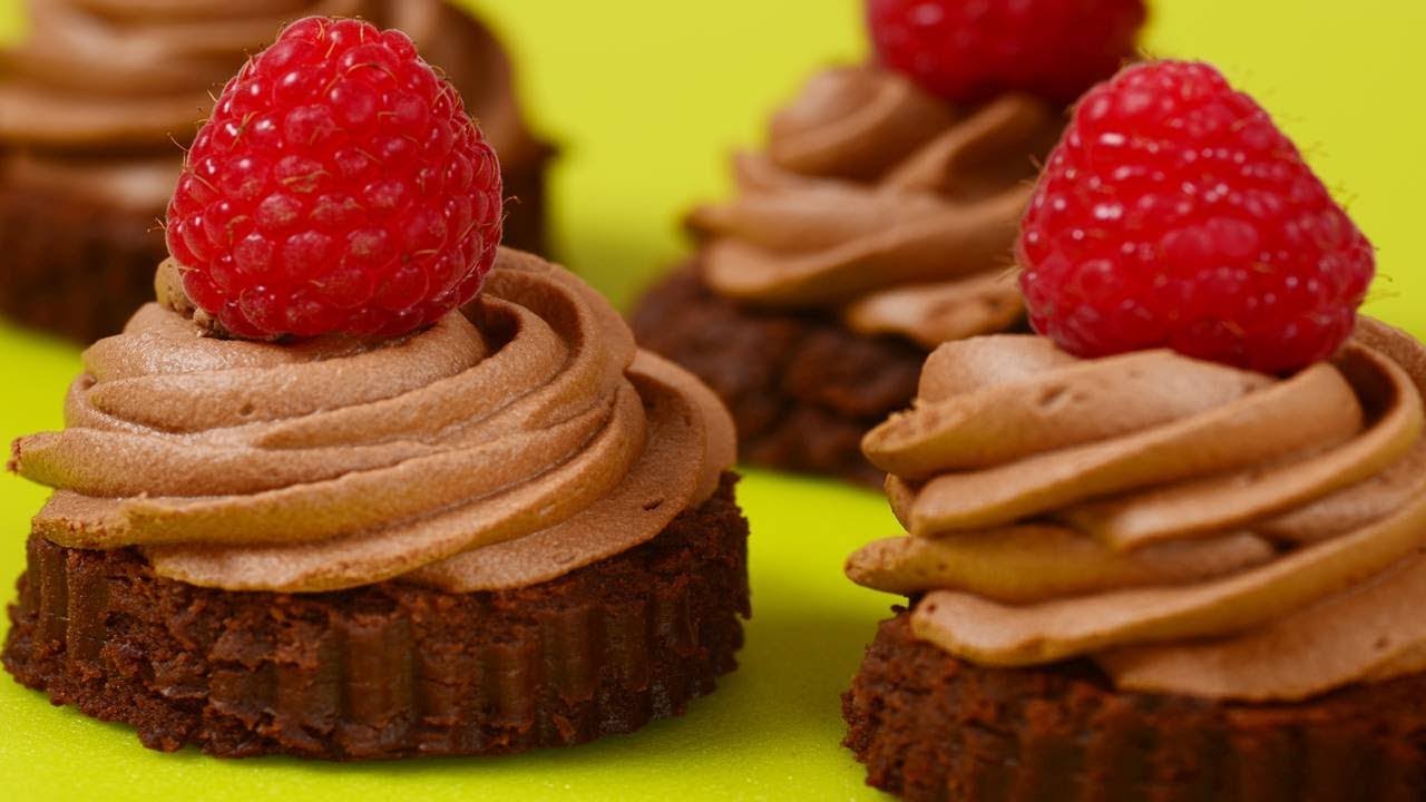 Chocolate Mousse Cakes Recipe Demonstration - Joyofbaking.com