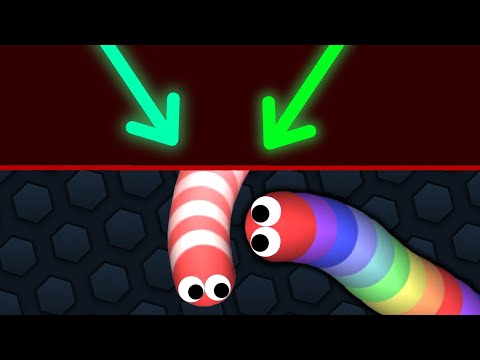 Slither.io BORDER HACK // TRAPPING TRICK // EPIC SLITHERIO GAMEPLAY