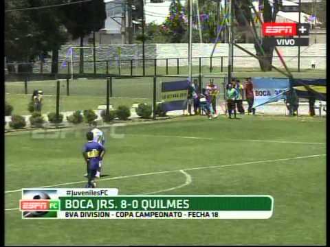 JUVENILES A 2014. BOCA CAMPEON OCTAVA DIVISION. 15-11-2014. ESPN.