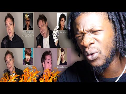 ONE GUY, 54 VOICES (With Music!) Drake, TØP, P!ATD, Puth, MCR, Queen - Famous Singer Impressions