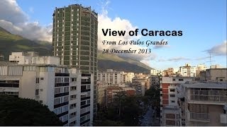 preview picture of video 'View of Caracas from Los Palos Grandes'