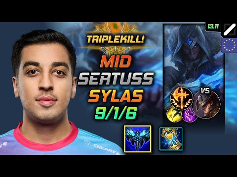 Sylas Mid Build Sertuss Everfrost Conqueror - LOL EUW Challenger Patch 13.11