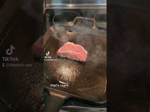 Stainless Steel VS Cast Iron steak crust