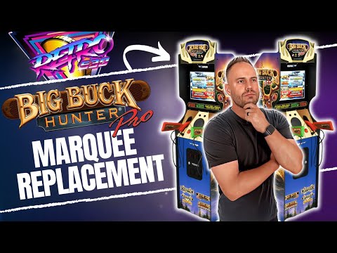 Retro530 Big Buck Hunter Pro Deluxe Light Up Marquee Replacement! #LETSGO!