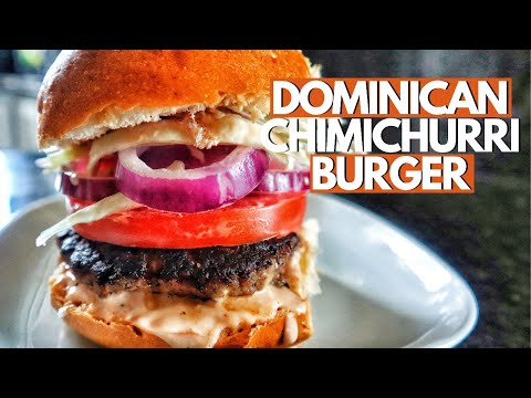 Dominican Chimichurri Burgers | Dominican Cooking | Easy Dominican Food