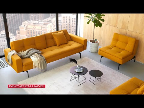 Dublexo Sofa Bed w/ Arms and Pin Legs from Innovation Living