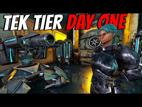 How We Unlocked TEK TIER In ICE CAVE (Day 1) - Ark