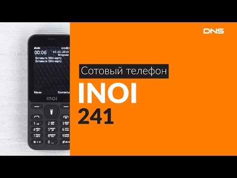 Мобильный телефон INOI 241 черный - Видео