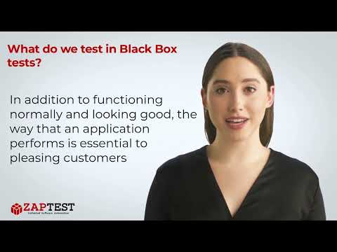 What do we test in Black box tests