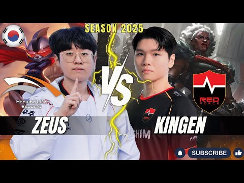 HLE Zeus vs NS Kingen - Zeus RUMBLE vs Kingen AMBESSA Top - Patch 25.24 KR Ranked | lolrec