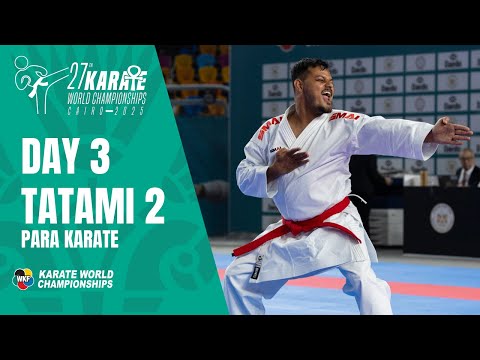 Karate World Championships | Saturday - Tatami 2 | All the action from Cairo LIVE!
