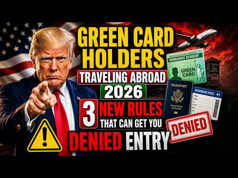 Green Card Holders Traveling Abroad 2026 3 NEW Rules That Can Get You DENIED Entry