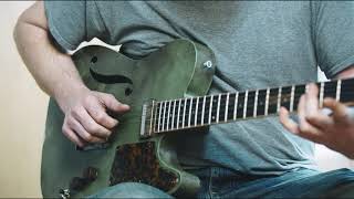 Video thumbnail for Seth Lee Jones at Mule HQ - Green NAMM Mulecaster by Mule Resonator Guitars