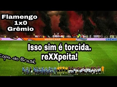 Flamengo 1x0 Grêmio - Festa da torcida na bancada.
