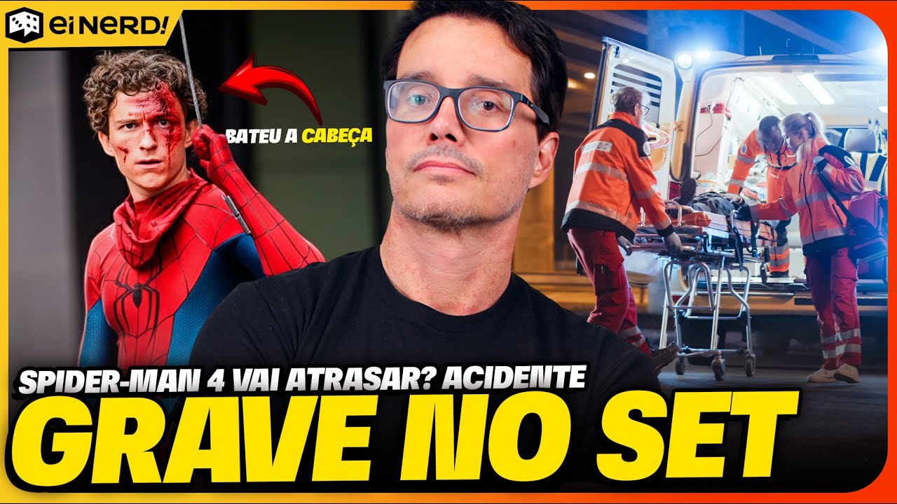 GRAVE! TOM HOLLAND SOFRE ACIDENTE NAS GRAVAÇÕES DE HOMEM ARANHA 4