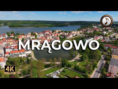 Mrągowo z drona | Mrągowo na full 🎵 | 2025 | LECE W MIASTO™ [4K]