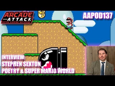 Stephen Sexton (Turning Super Mario World Into Art) Gaming Poetry Interview [AAPOD137]