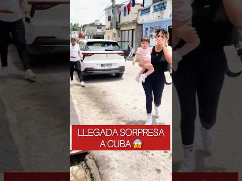 Cubana llega de sorpresa a Cuba 😱