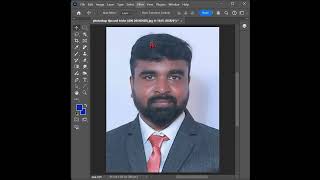 How to crop and clear the passport size photo