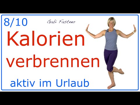 8/10 🌼 30 min. ca. 350 Kcal verbrennen | Cardio Training mit 3700 Schritten, ohne Geräte, im Stehen