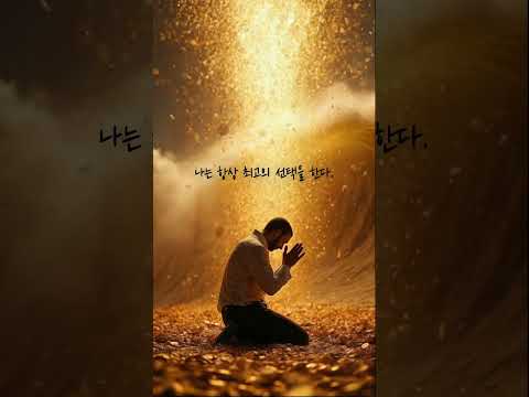이 확언 듣고 당첨되세요! #끌어당김의법칙 #긍정마인드