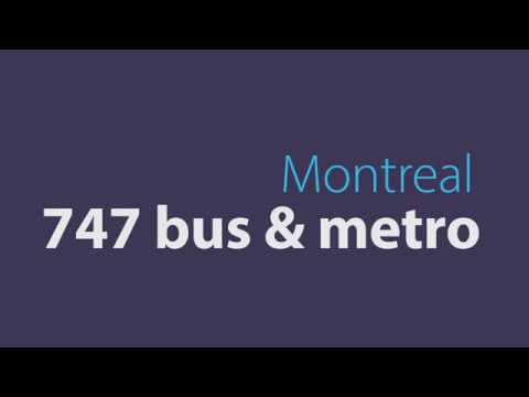 Public transportation from Montreal airport to Downtown