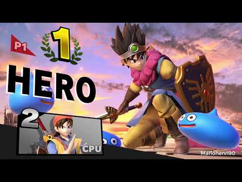 Super Smash Bros. Ultimate - Hero Screen Victory Poses