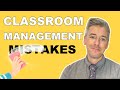 2 Classroom Management Mistakes I Learned From (mini PD)