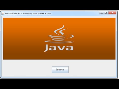 JAVA - How To Browse Image To Jlabel Using JFilechooser In Java [ With Source Code ] Video