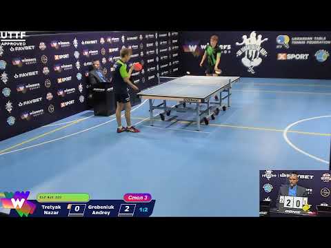 Tretyak Nazar Grebeniuk Andrey  League of Best Table Tennis 3 20:00 03.10.2020