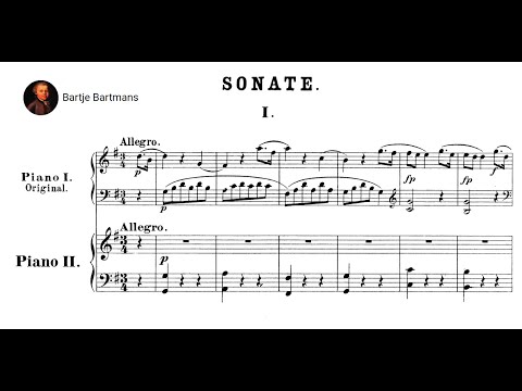 Mozart/Grieg - Piano Sonata No. 5, K.283 (1775/c. 1877) arr. for 2 pianos