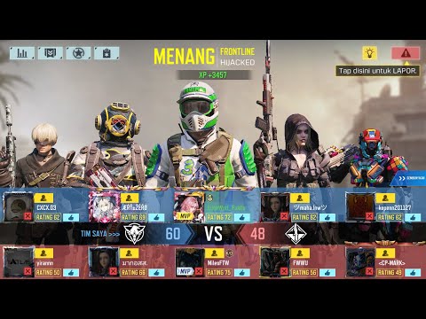 Pak Dooo | CODM Indonesia | FRONTLINE - HIJACKED 29 JUNI | 60 : 48 | RANKED MATCH | NOCOMMENTARY‼️