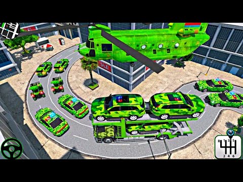 Army Vehicle Transporter Truck Simulator : Army Games #Gameplay #04