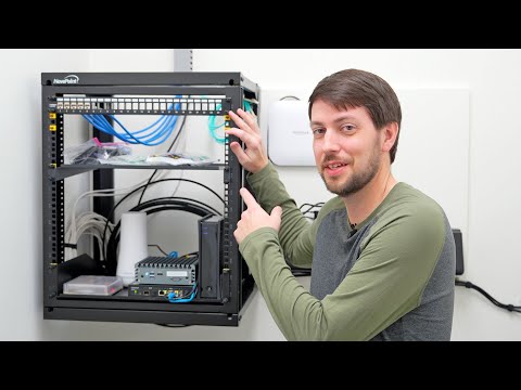 Wiring up a small office network rack (moving 10)
