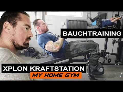 XPLON Kraftstation Multipresse - Coach Dennis Trainingsvideo 07 - Bauchtraining Bauchmuskulatur