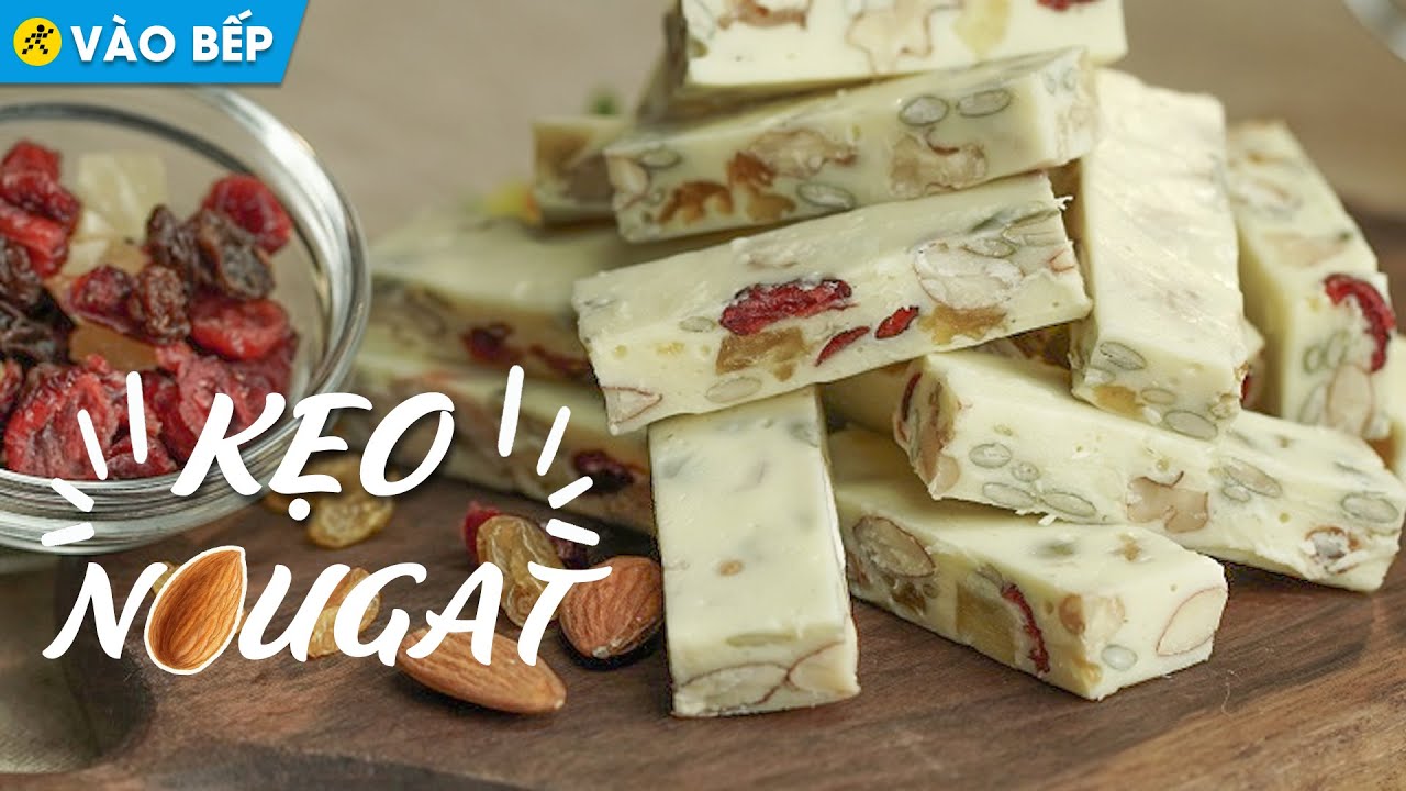 Làm kẹo sữa Nougat bằng Marshmallow