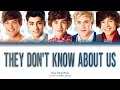 One Direction - They Don't Know About Us Lyrics (Color Coded Lyrics)